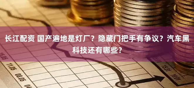 长江配资 国产遍地是灯厂？隐藏门把手有争议？汽车黑科技还有哪些？